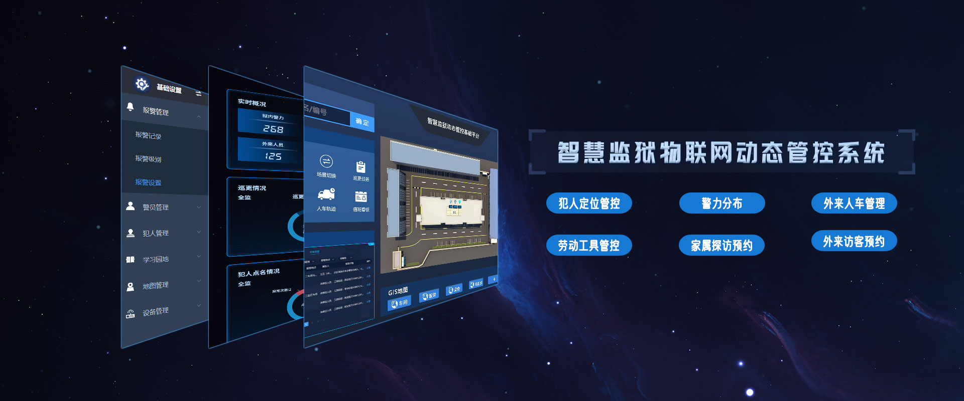 监狱物联网管控系统banner